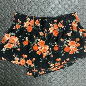 Forever 21 High Waist floral shorts